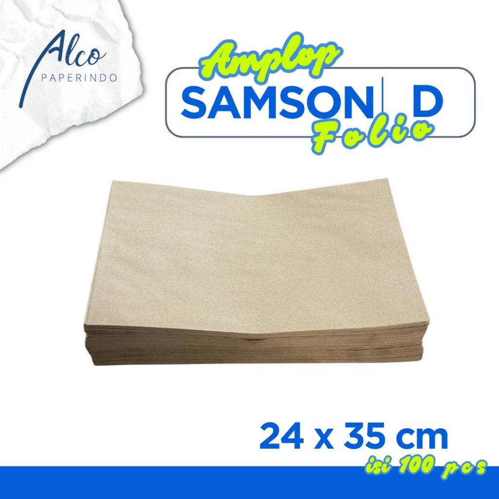 

Amplop Coklat Samson D 24x35 cm isi 100