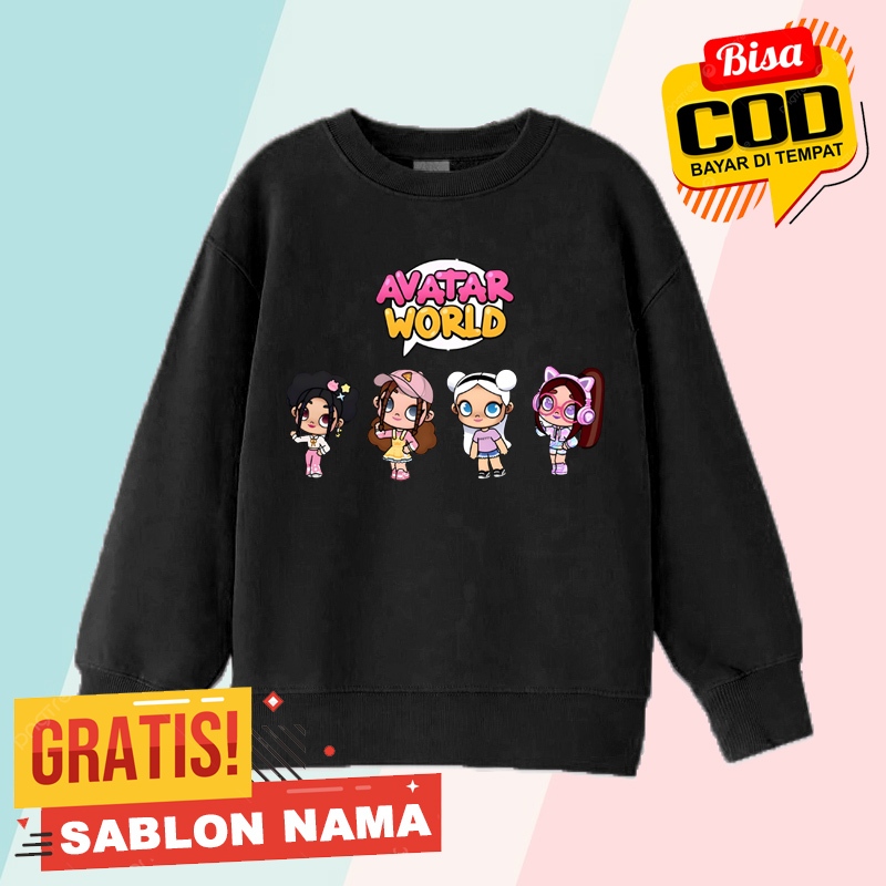 Sweater Anak Avatar World / Jaket Anak Laki Laki & Perempuan Avatar World