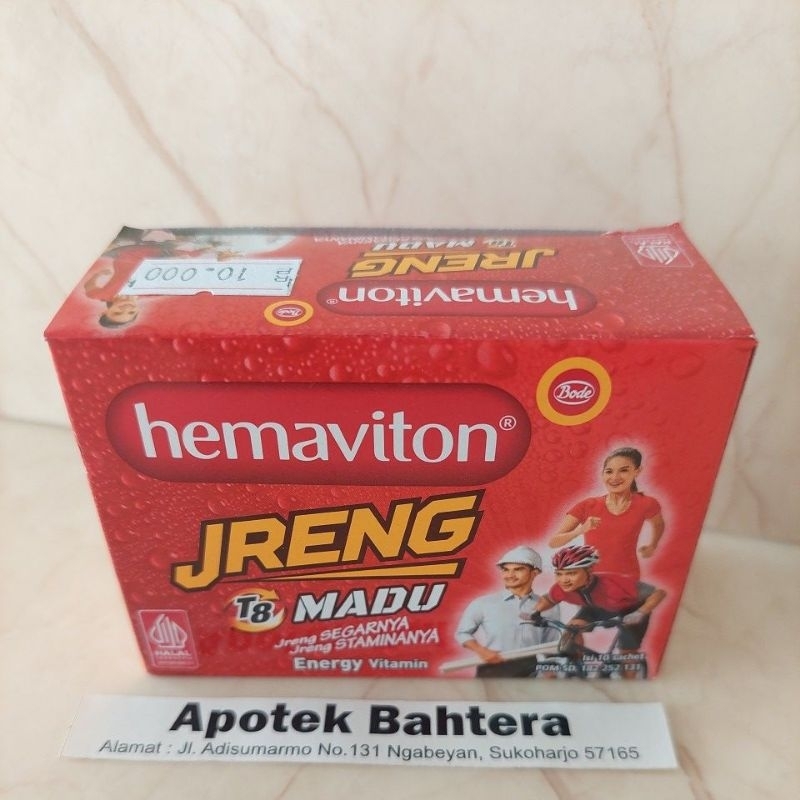 

HEMAVITON JRENG MADU 1dus isi 10sachet