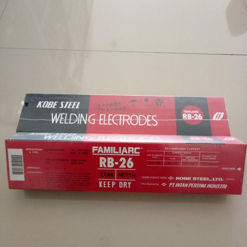 KAWAT LAS LISTRIK RB 26, UK. 2,6 MM (1 DUS = 5 KG