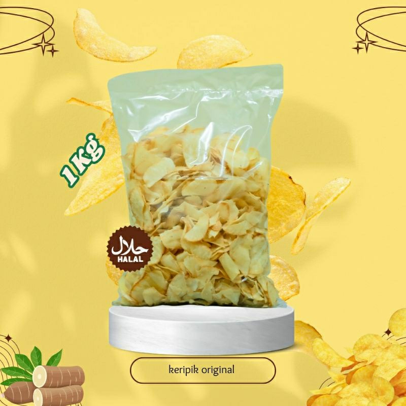 

KERIPIK SINGKONG ASIN MANIS ORIGINAL