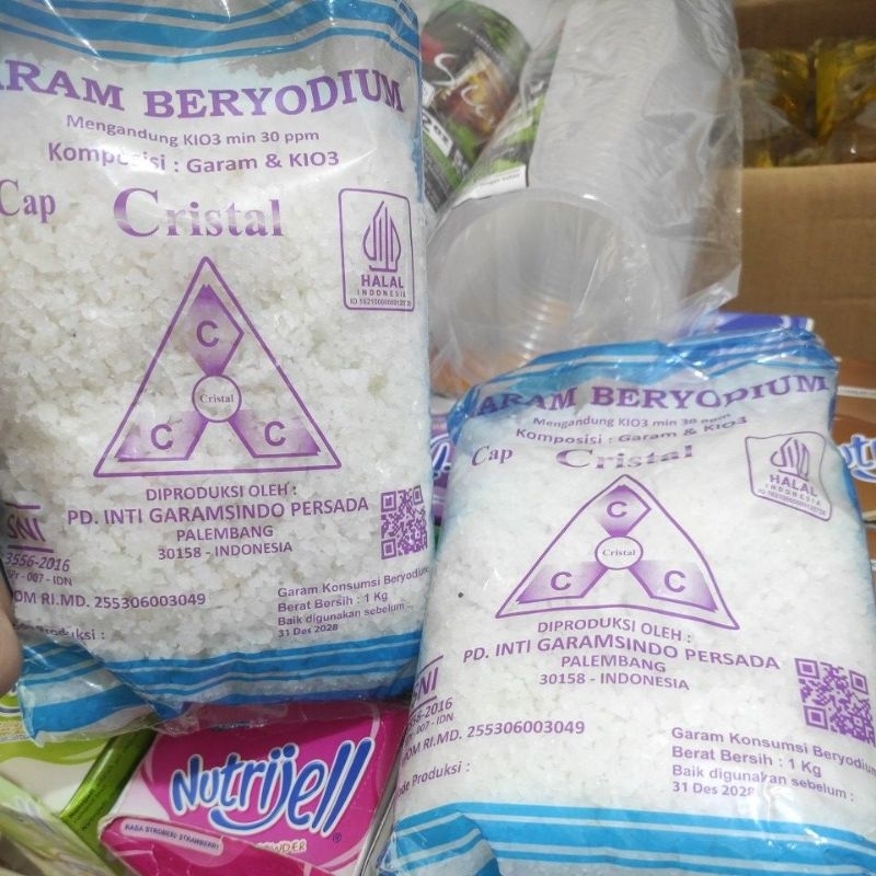 

Garam kasar Cristal 500 gram garam kasar