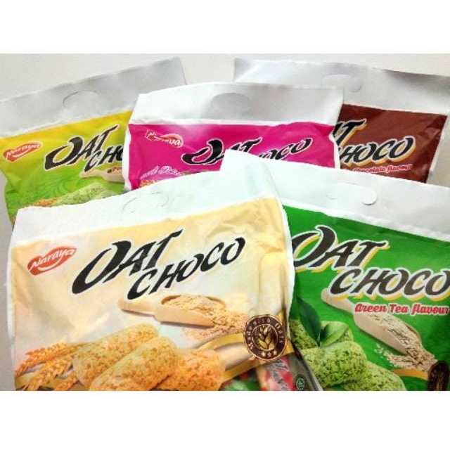 

Naraya oat choco 400gr varian Vanila Greentea Strwberry