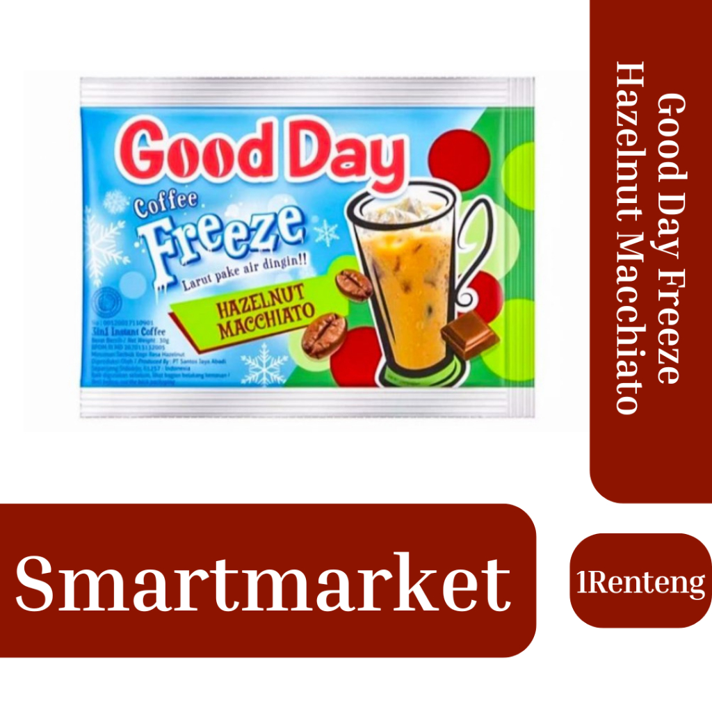 

Good day Frezee Hazelnut I kemasan 1 Renteng I100%Original