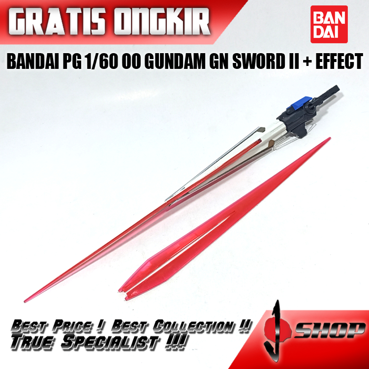 BANDAI PG 1/60 OO GUNDAM GN SWORD II + EFFECT PG53