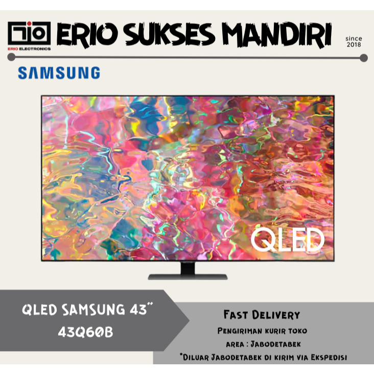 SAMSUNG 43Q60B QLED UHD 4K Smart TV 43 Inch