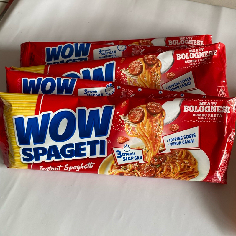 

5 PCS WOW SPAGETI BOLOGNISE CARBONARA isi 5