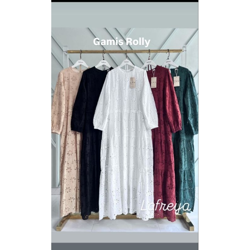 Gamis Rolly  bahan katbol Bkk by LFY