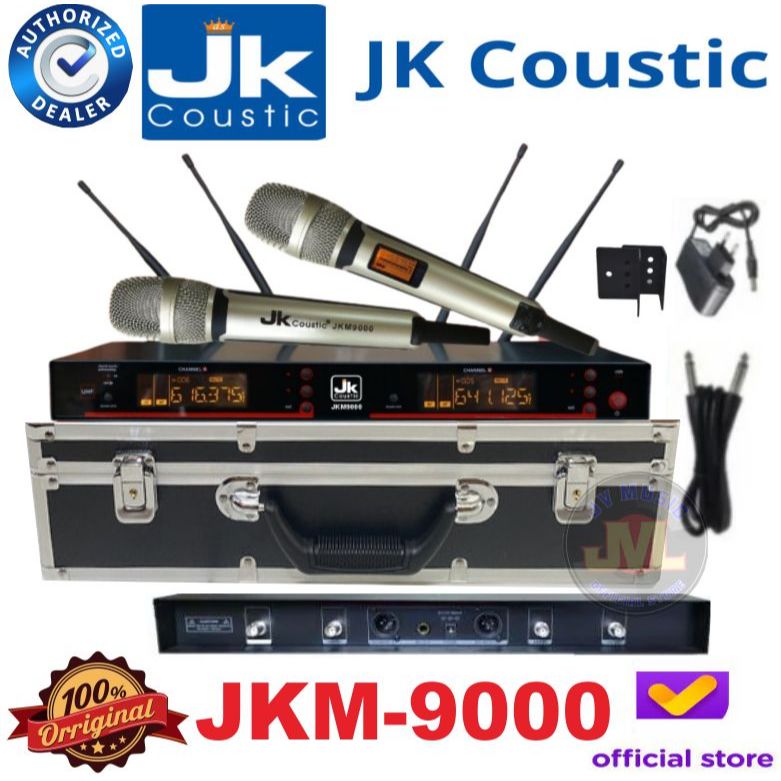 JK Coustic JKM9000 2 -Channel Microphone Wireless JK Coustic JKM-9000 Original