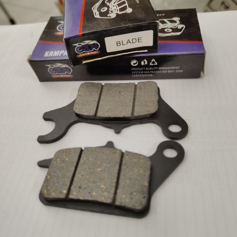 Discpad Crun / Kampas rem cakram depan Revo absolute/ Blade / Revo injeksi/ Supra x 125 injeksi