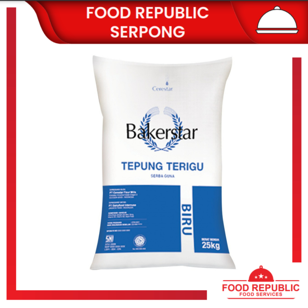 

BAKERSTAR BIRU WHEAT FLOUR 1 Kg Repack