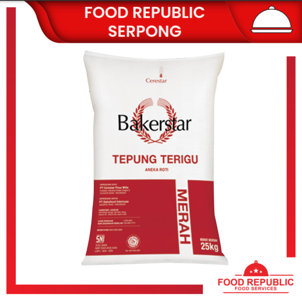 

BAKERSTAR MERAH WHEAT FLOUR 1 Kg Repack