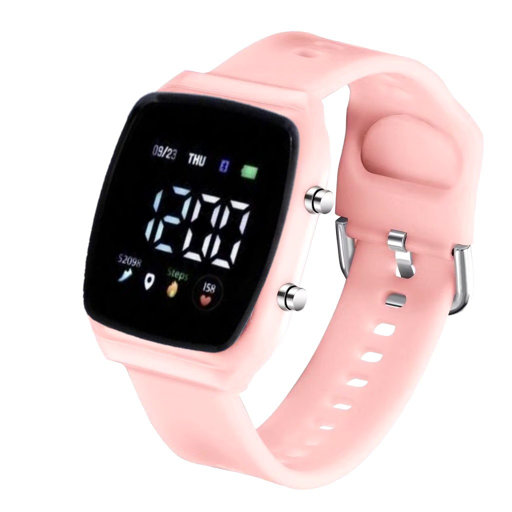 Jam Tangan Anak Digital Perempuan  Anti Air Remaja Sekolah SD SMP 10 - 14 Tahun Cowok Cewek