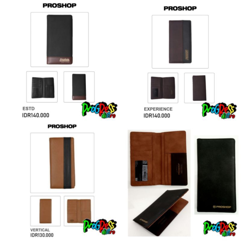 Dompet Proshop Brand l Dompet Panjang | Dompet Pendek | Dompet Lipat | Wallet | Dompet Pria