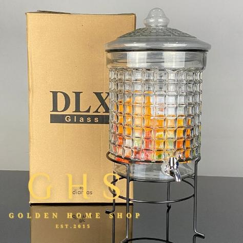 Dispenser Kristal DLX 75 LT I DLX Kimushu Water Tank Dispenser Air Kaca 7.5 Liter Glass Dispenser