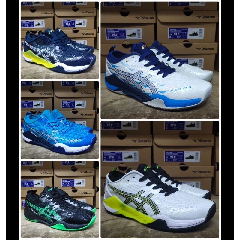 Sepatu Asics Blast FF 3 Sneakers Volly Badminton Terbaru