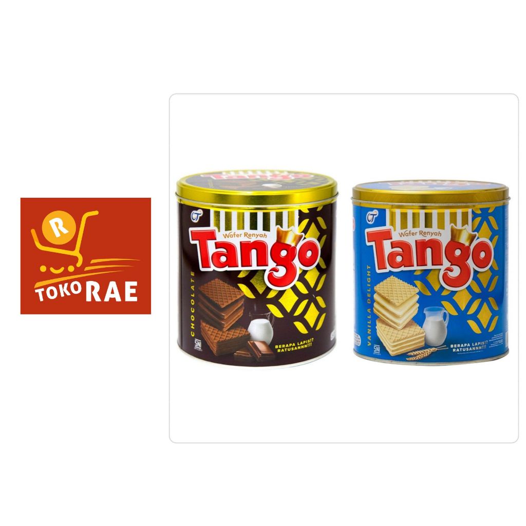 

TANGO WAFER CHOCOLATE VANILLA 240GRAM KALENG