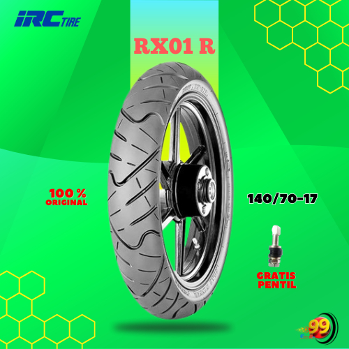 Ban Motor MOGE (Motor Batangan) IRC SS-RX01R 140/70 Ring 17 Tubeles