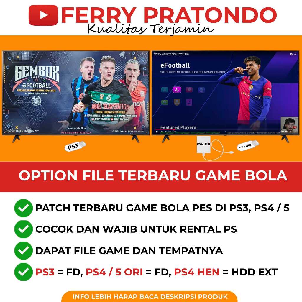 Patch PES 21 Update Terbaru PS3 PS4 PS5