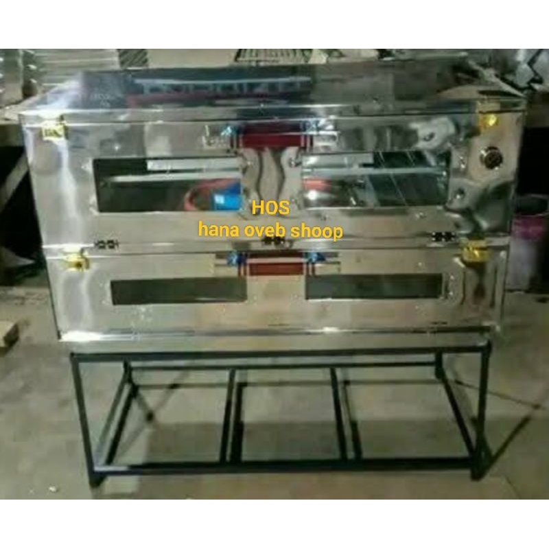 OVEN GAS api atas bawah stainlees besar UKURAN 120X55X70  TERLARIS