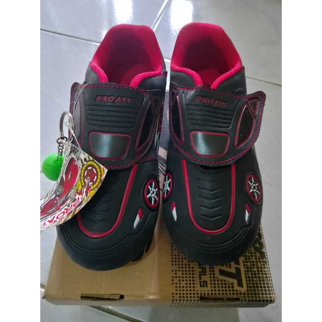 Sepatu Sport anak Pro ATT/ Sepatu Sport Anak Hitam Merah