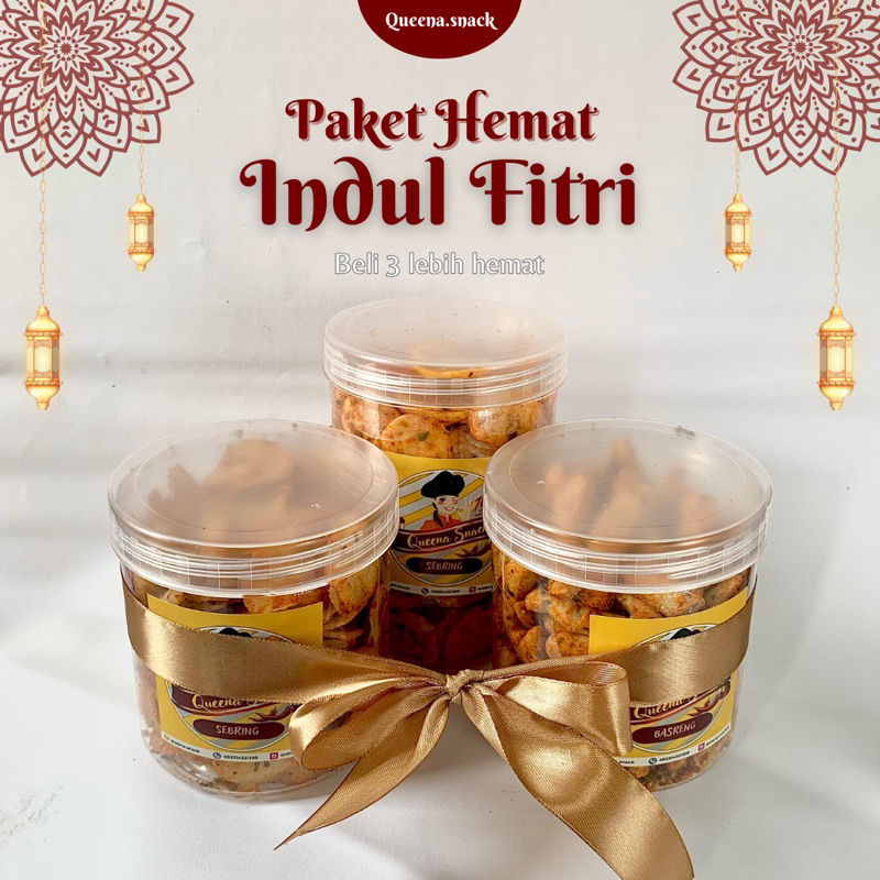 

Queena Paket Hemat Idul fitri (Sebring, Basreng, Molring) Pedas Jeruk