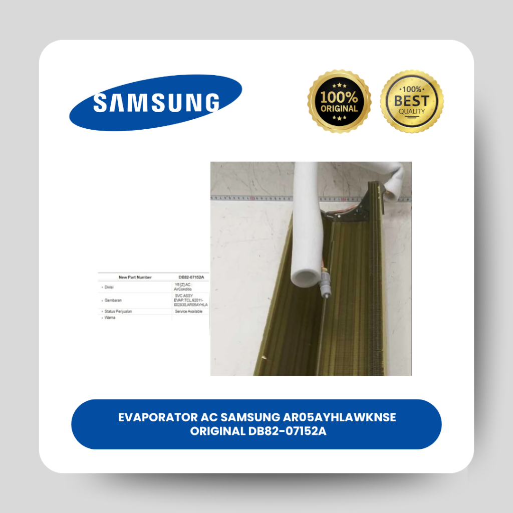 EVAPORATOR AC SAMSUNG AR05AYHLAWKNSE ORIGINAL DB82-07152A