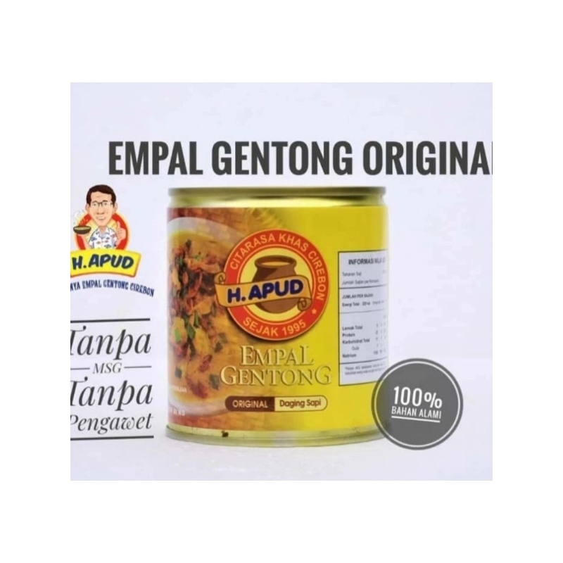 

Empal gentong cirebon h. apud original