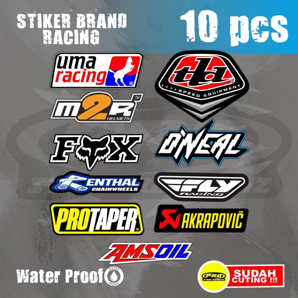 STICKER STIKER RACING READY BAHAN VINYL STIKER BENGKEL BRAND RACING