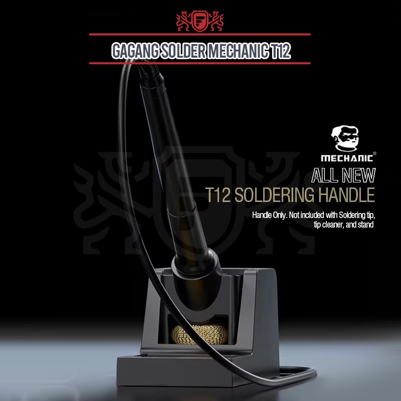 Gagang Solder Mechanic T12 / T12 Soldering Handle Mechanic / Handle Soldering T-12 Mechanic Original