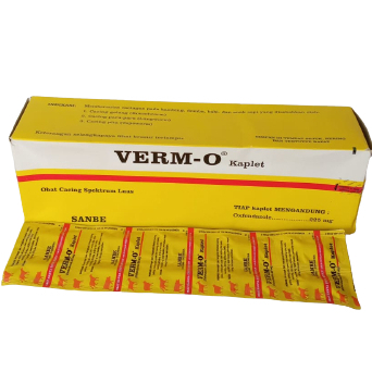 Verm O Kaplet Obat Cacing Kambing, Domba, Ternak