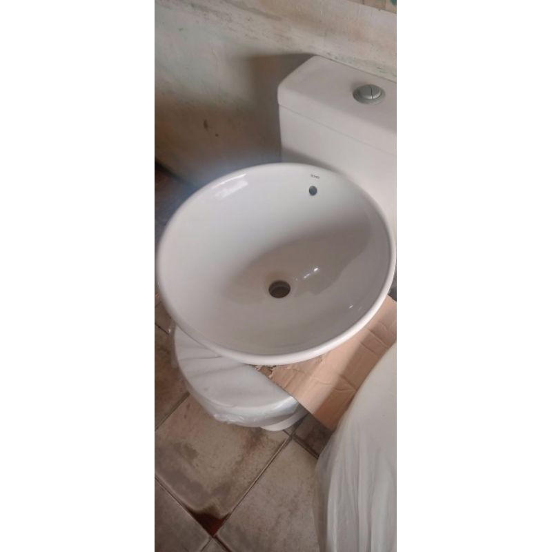 wastafel toto bulat