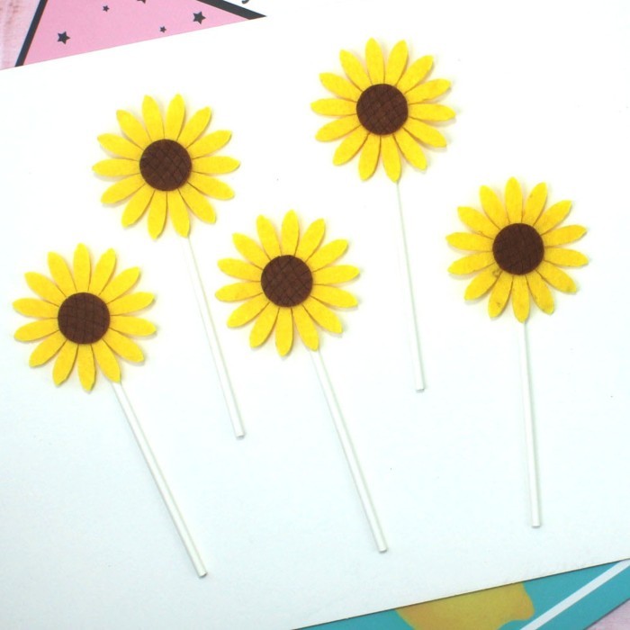 Cake Topper Sun Flower / Bunga Matahari
