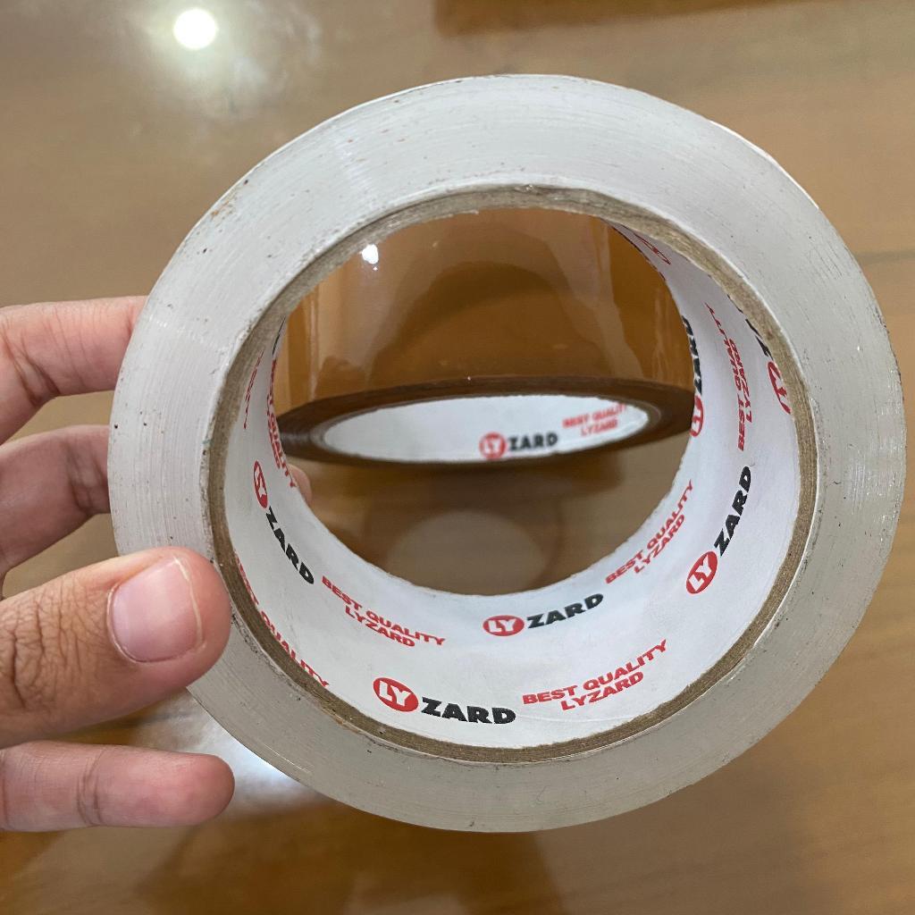 

LYZARD Lakban Isolasi Solasi Bening OPP 2 inch (48mmx85yd) OPP Tape panjang 85 yard