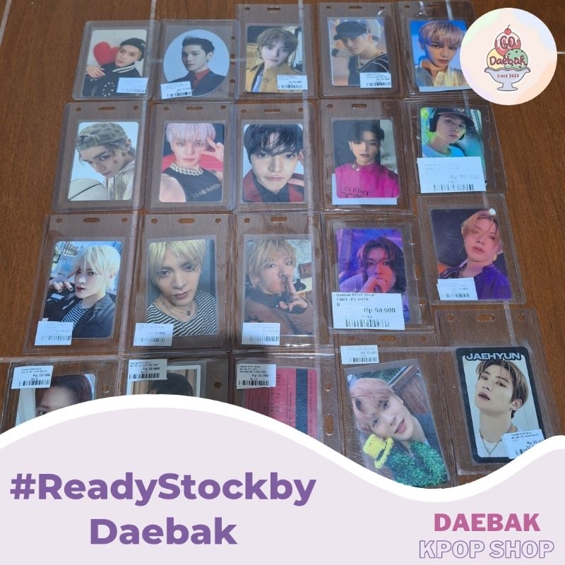 [29-59] PHOTOCARD NCT 127 OFFICIAL / PC NCT127 OFC / JOHNNY TAEYONG YUTA DOYOUNG JAEHYUN JUNGWOO MAR