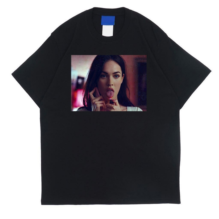 Kaos Baju Megan Fox Tshirt 20's Heavy Weight Cotton Pria Wanita