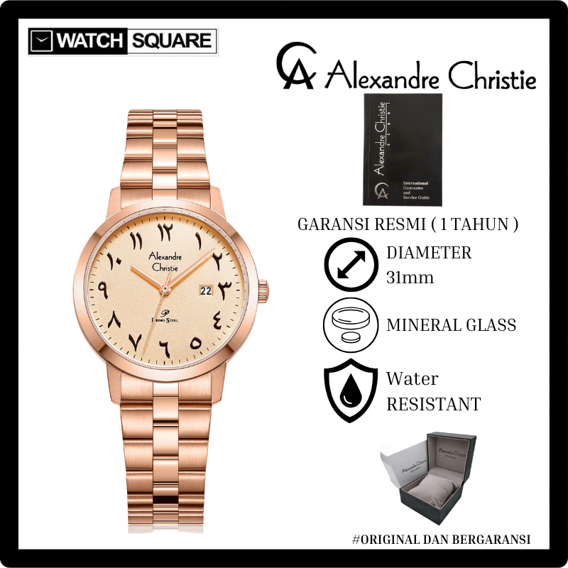 Jam tangan wanita Alexandre Christie AC-1007 Primo