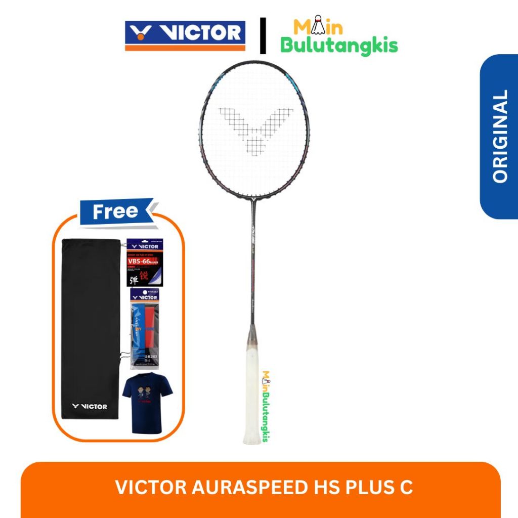 Raket Badminton Victor Auraspeed HS Plus / Ars Hs Plus Hypersonic Hendra Setiawan Original
