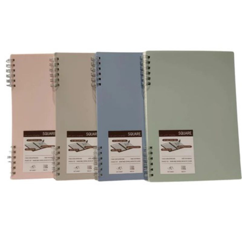 

M&G Spiral Notebook Grid Line buku Kotak Kecil, spiral book 80sheets B5 SL, B5 SQ, A5 SQ