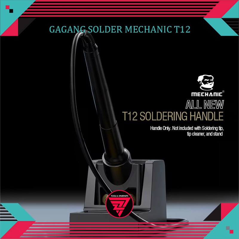 Handle Soldering T-12 Mechanic / Gagang Solder Mechanic T12 / T12 Soldering Handle Mechanic Original