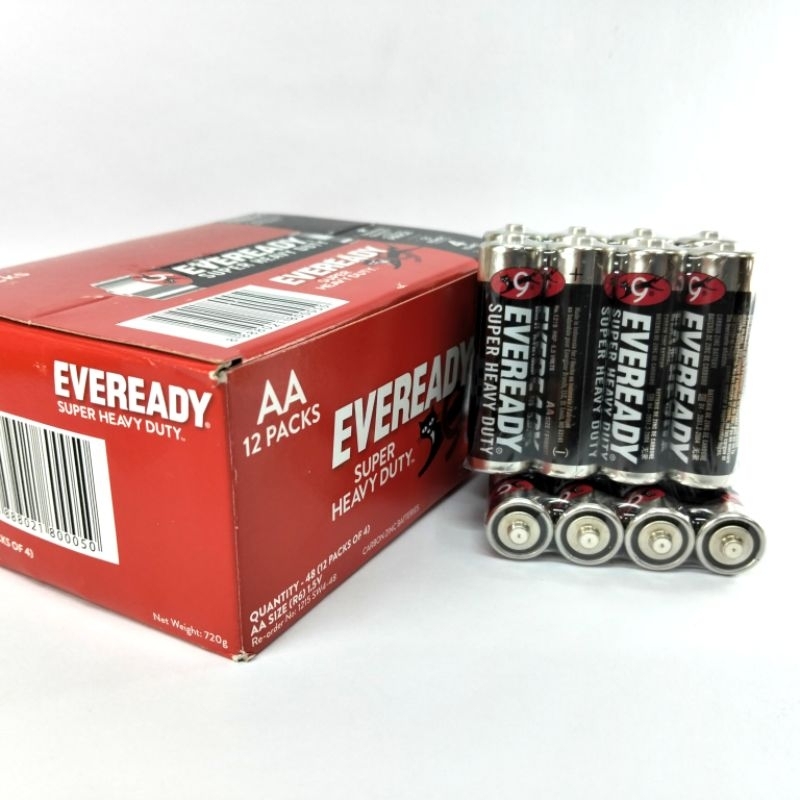 Baterai Eveready AA 1.5 ISI 4 / BATERAI AA / EVEREADY AA