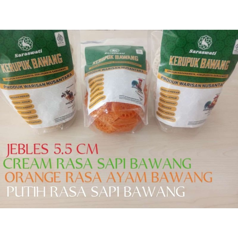 

Kerupuk Bawang Jebles Saraswati