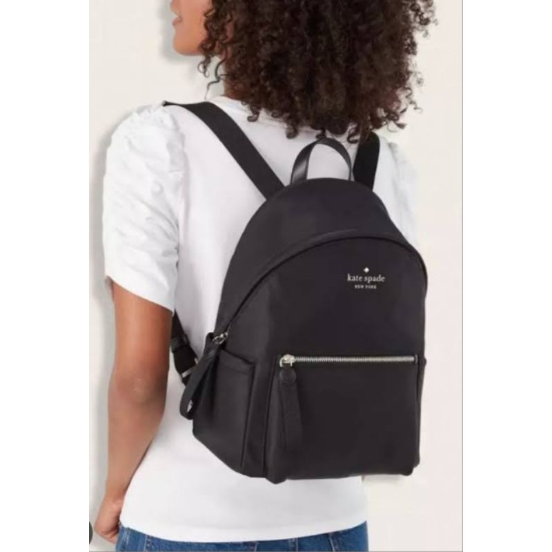 VVGC Ransel Kate Spade Chelsea nylon Backpack Medium
