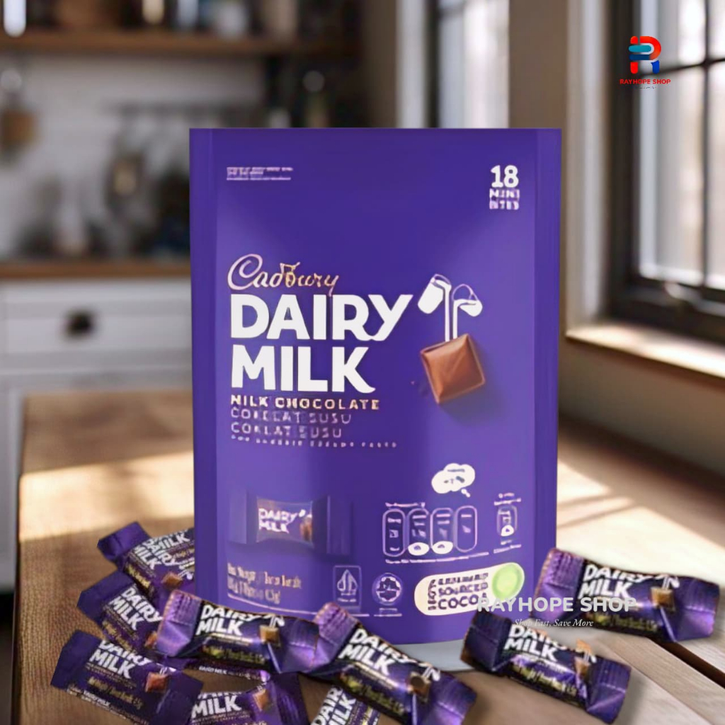 

PROMO Cokelat Coklat Chocolate Cadbury ShareBag Share Bag Dairy Milk Susu 81 gr gram 18 x 4.5 Mini Bites Murah Termurah Valentine Hampers Parcel Lebaran Natal Imlek Tahun Baru Cemilan anak sekolah Usaha Kuliner kekinian viral makanan minuman dessert box