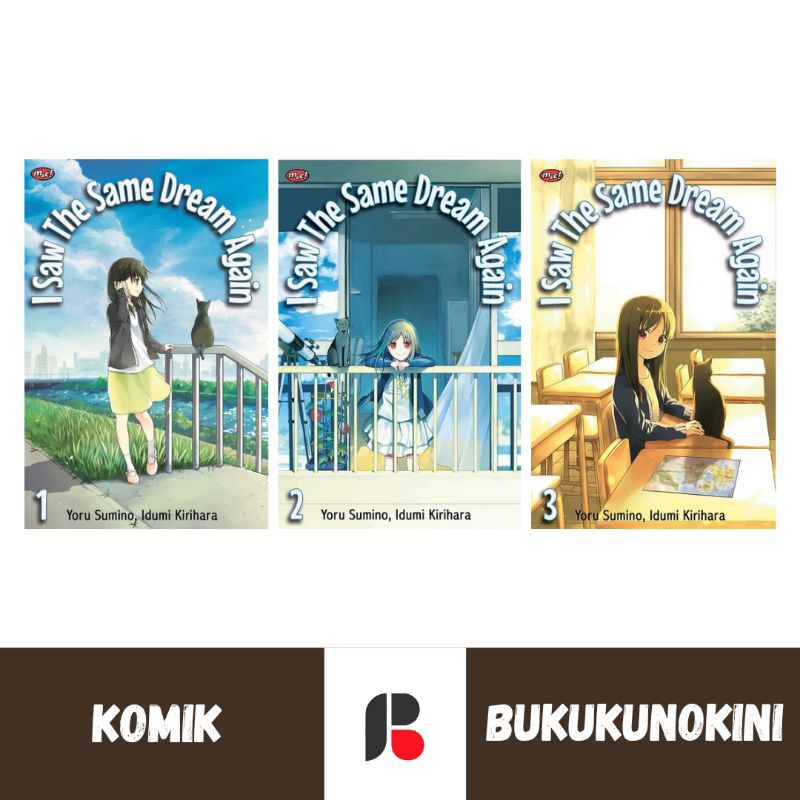 (Original, Segel) Komik I Saw the Same Dream Again vol 1 2 3 - Idumi Kirihara (M&C)