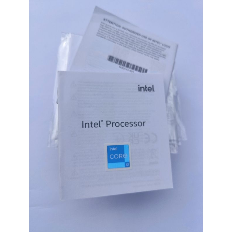 Stiker Logo Processor Intel Core i3 Gen 11th & 12th Original |  Kondisi Baru