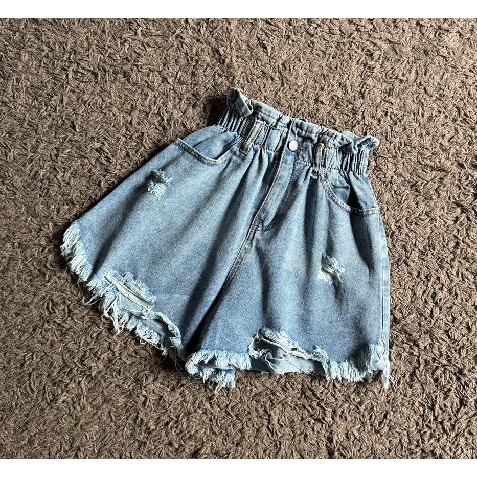 D3W Ndudshop - Denim Shorts (Kode: 3444) - Bawahan Wanita - Celana Pendek Wanita - Celana Pendek