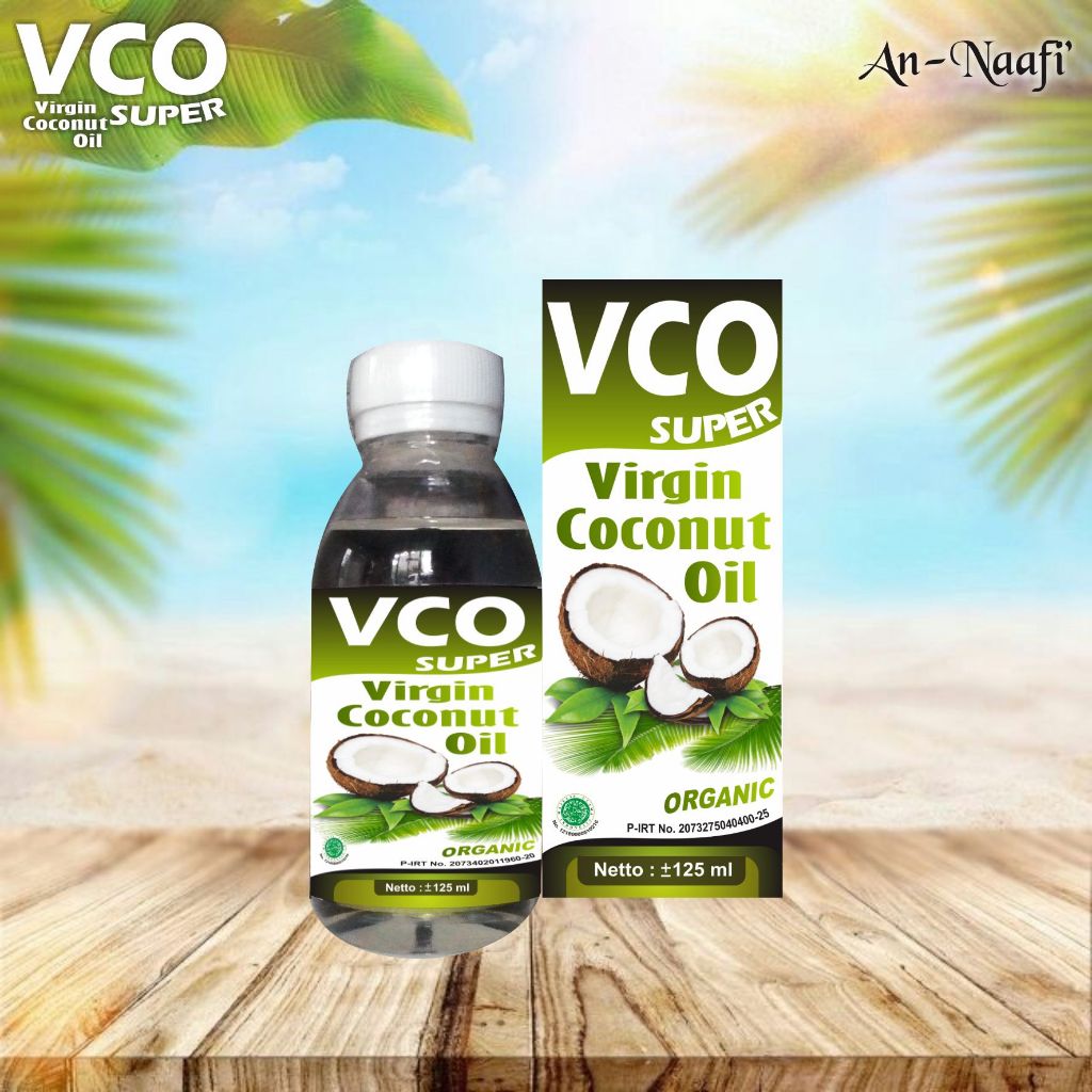 

VCO Virgin Coconut Oil An-Naafi' 125 ml Tanpa Box Kemasan