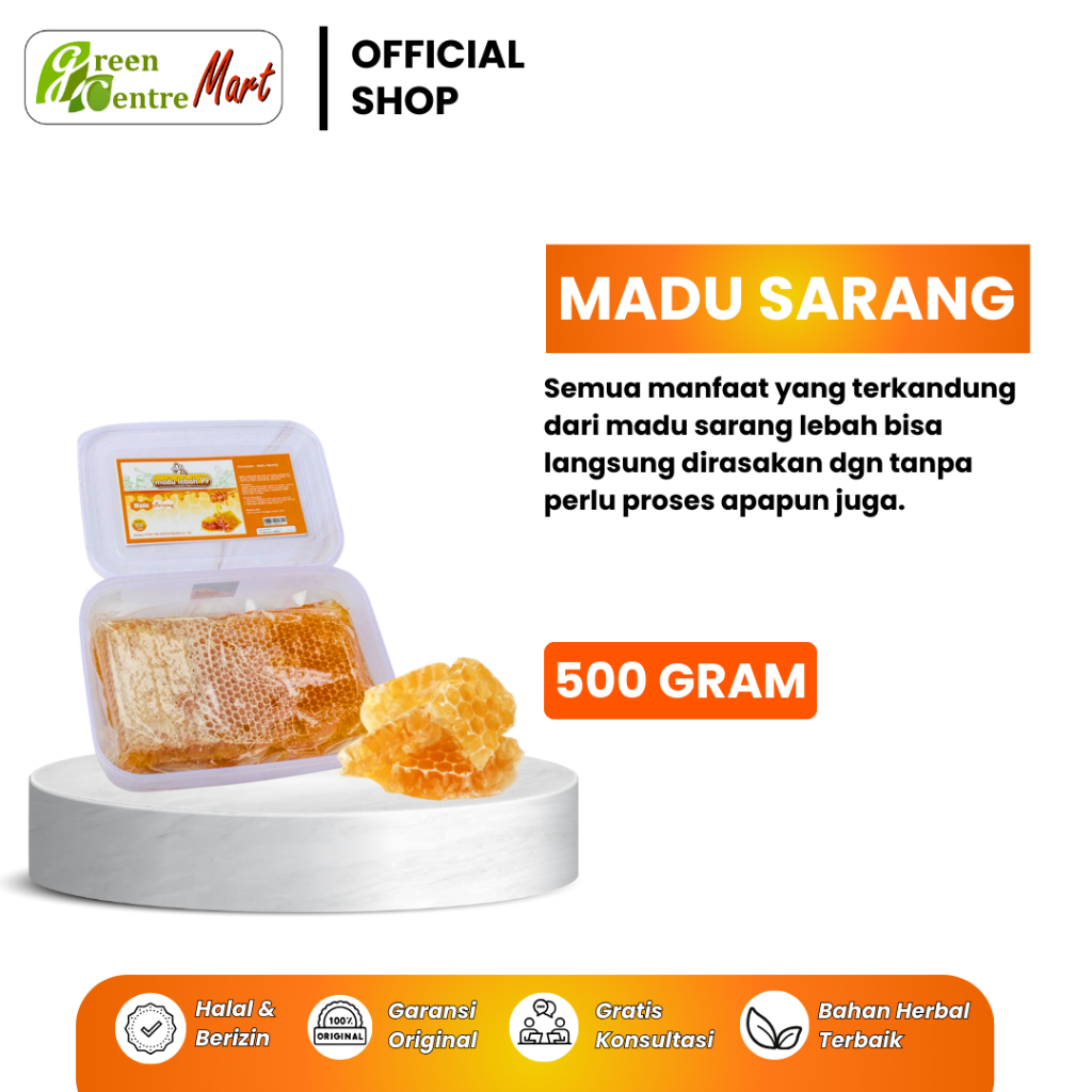 

MADU SARANG 500GR MADU SARANG ASLI MADU MURNI