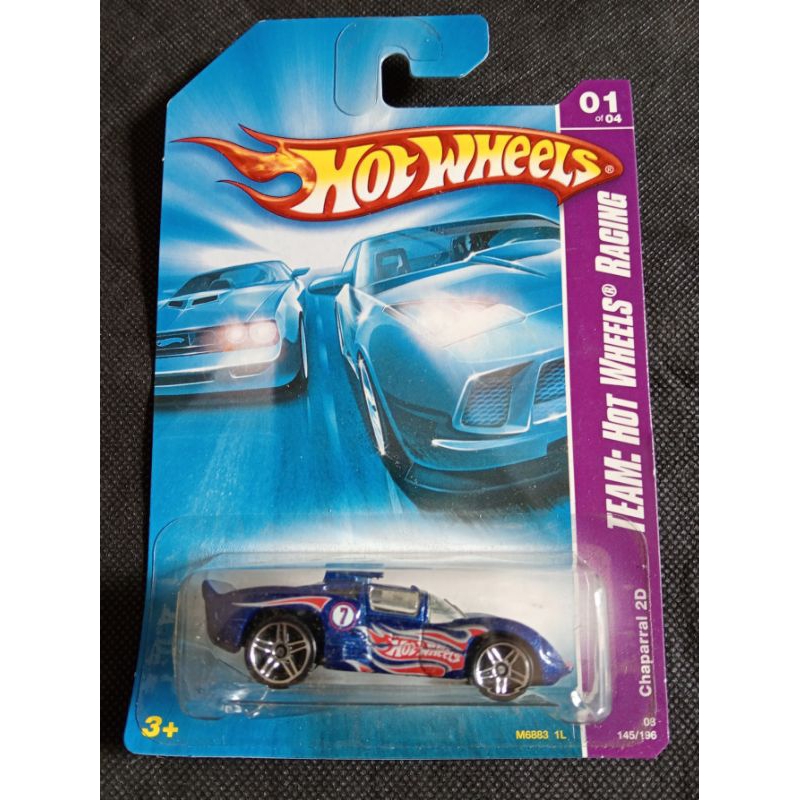 HOT WHEELS CHAPARRAL 2D BIRU PENYOK